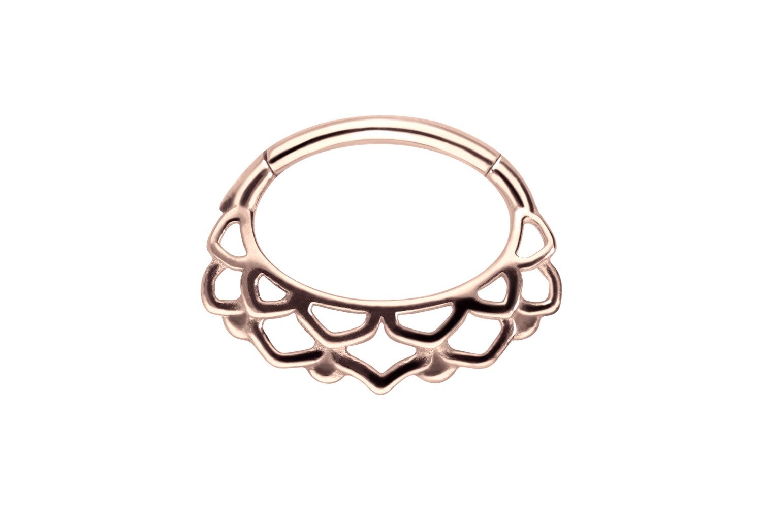Chirurgenstahl Segmentring Clicker Piercing ORIENTALISCHES DESIGN